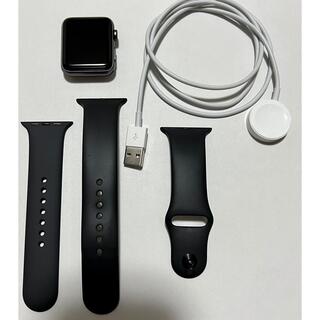 アップルウォッチ(Apple Watch)のApple Watch Series3  GPSモデル 42ｍｍ(腕時計(デジタル))