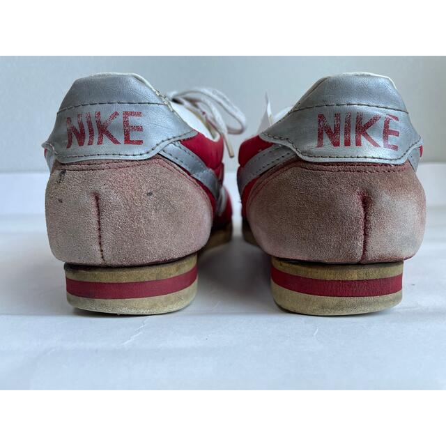 NIKE - レア ナイキ ナイロンコルテッツ 70s 初期 赤×銀 NIKE - レア ナイキ ナイロンコルテッツ 70s 初期 赤×銀