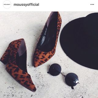 マウジー(moussy)の【新品】MOUSSY レオパードパンプス【送料無料】(ハイヒール/パンプス)