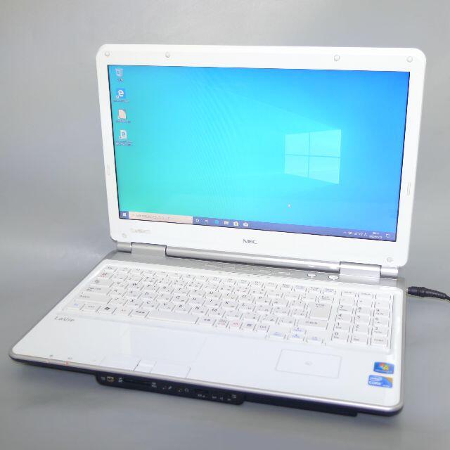 新品高速SSD ホワイト ノートPC LL750CS3EW 4GB 無線