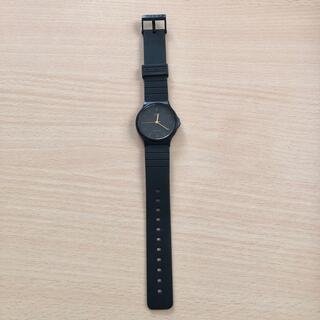 カシオ(CASIO)のチープカシオ　腕時計　MQ-24　ラウンド　ブラック×ゴールド　ユニセックス(腕時計)