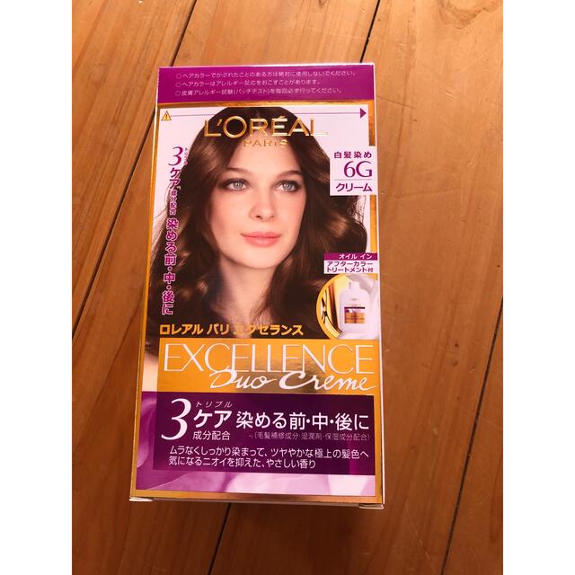 L'Oreal Paris(ロレアルパリ)のロレヤルパリエクセランス6G コスメ/美容のヘアケア/スタイリング(白髪染め)の商品写真