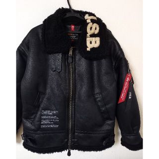 alpha industries  b-3  フェイクムートン  新品  未使用