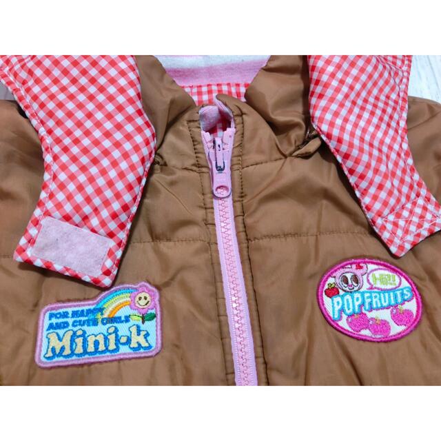 MINI-K(ミニケー)のレア★リバーシブル アウター MINI-K キッズ/ベビー/マタニティのキッズ服女の子用(90cm~)(ジャケット/上着)の商品写真