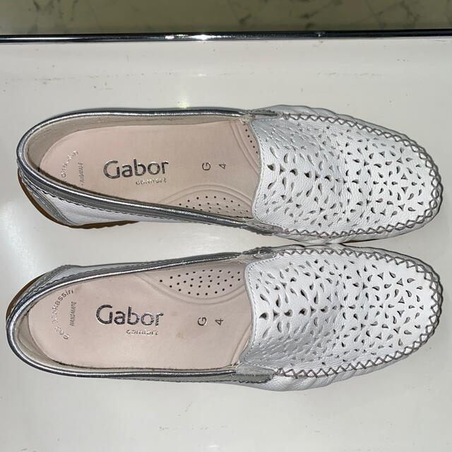 Gabor(ガボール)のGabor  白 スリッポン レディースの靴/シューズ(スリッポン/モカシン)の商品写真