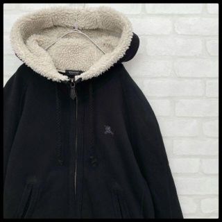 BURBERRY BLACK LABEL - バーバリーブラックレーベル ボア ジップ