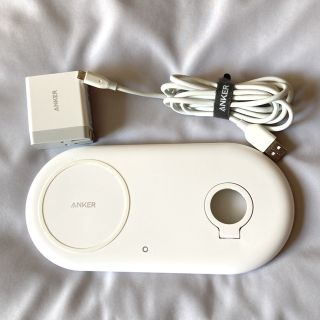 Anker PowerWave+ Pad with Watch Holder(バッテリー/充電器)