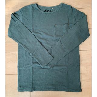 マーキーズ(MARKEY'S)のマーキーズ❁︎オーシャン＆グラウンド❁︎長袖TシャツロンT モスグリーン(Tシャツ/カットソー)