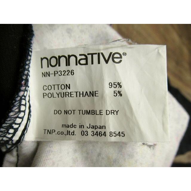 nonnative(ノンネイティブ)のYO様専用　ノンネイティブ 17AW カツラギ ストレッチ パンツ 紺 L メンズのパンツ(その他)の商品写真