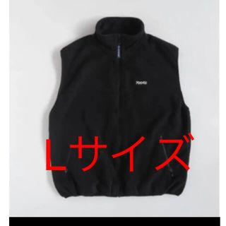 1LDK SELECT - 700fill fleece vest フリースベスト L BLACKの通販