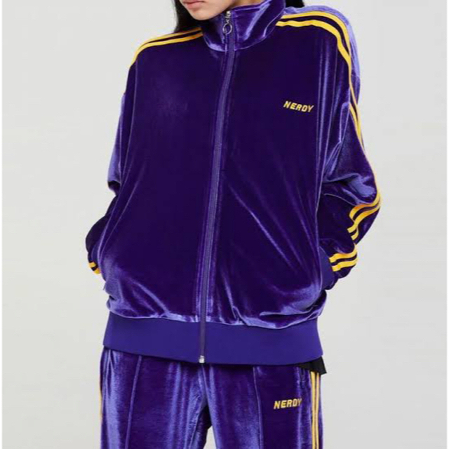 つやあり ノルディ◇NERDY◇ジャージ上下◇セットアップ◇XL◇パープル