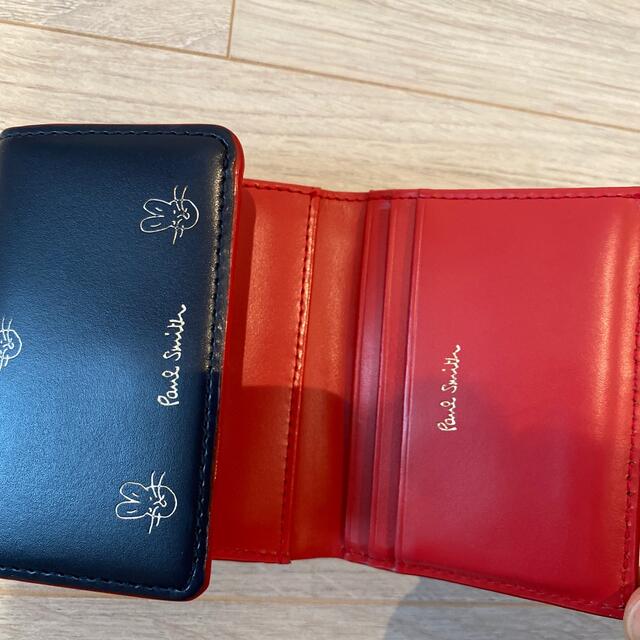 【極美品】Paul Smith  三つ折り財布  コンパクト ウォレットうさぎ柄