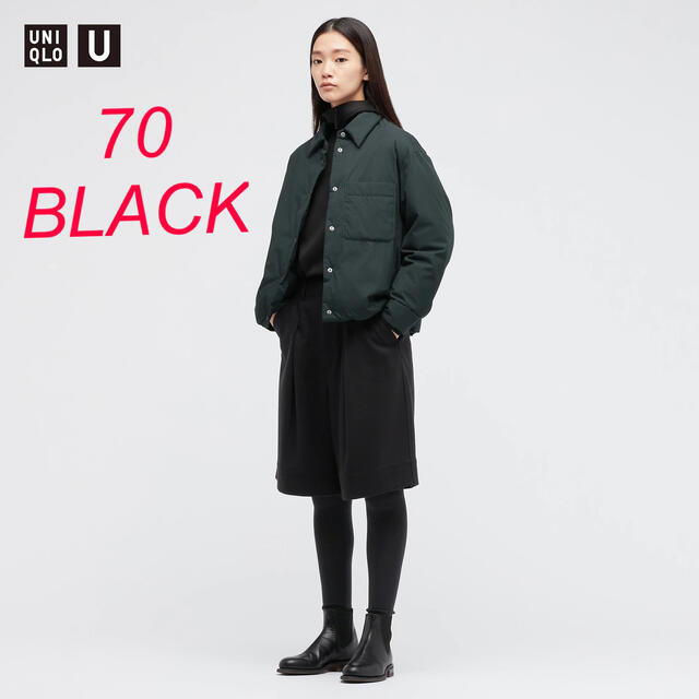 UNIQLO(ユニクロ)の新品 ユニクロ　U ウールブレンドジャージータックショートパンツ レディースのパンツ(ショートパンツ)の商品写真