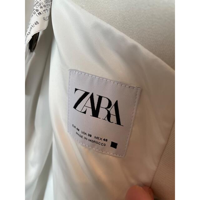 新品ZARA  ザラ ダブル テーラードジャケット 即完売 クリーム 2