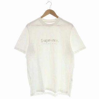 シュプリーム(Supreme)のシュプリーム 19SS 半袖Tシャツ カットソー 装飾 プルオーバー L 白(Tシャツ/カットソー(半袖/袖なし))