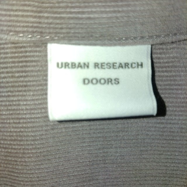 URBAN RESEARCH DOORS(アーバンリサーチドアーズ)のDOORS コーデュロイシャツワンピース パープル レディースのワンピース(ロングワンピース/マキシワンピース)の商品写真