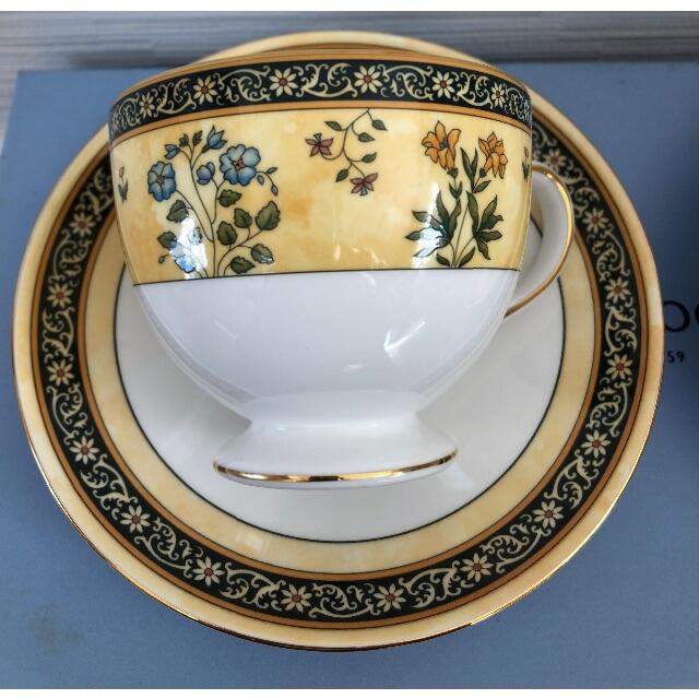 WEDGWOOD（ウェッジウッド）インディア　リーシェイプ　カップ\u0026ソーサー2客