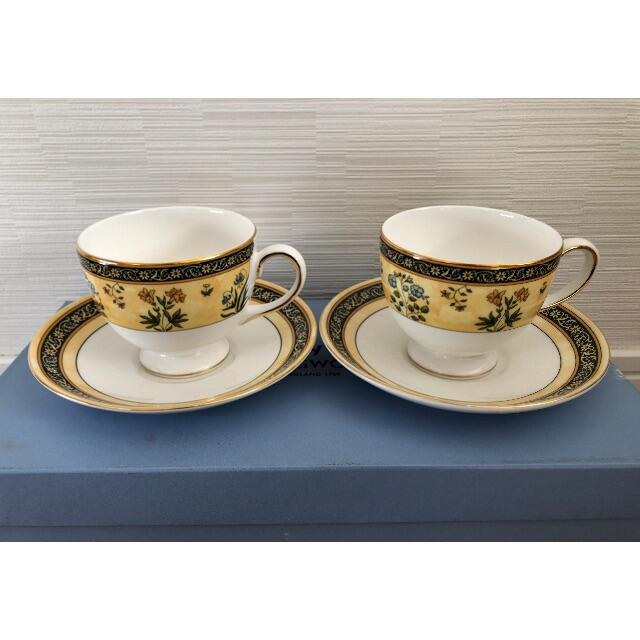 黒壺WEDGWOOD  CLIO カップ＆ソーサー2客