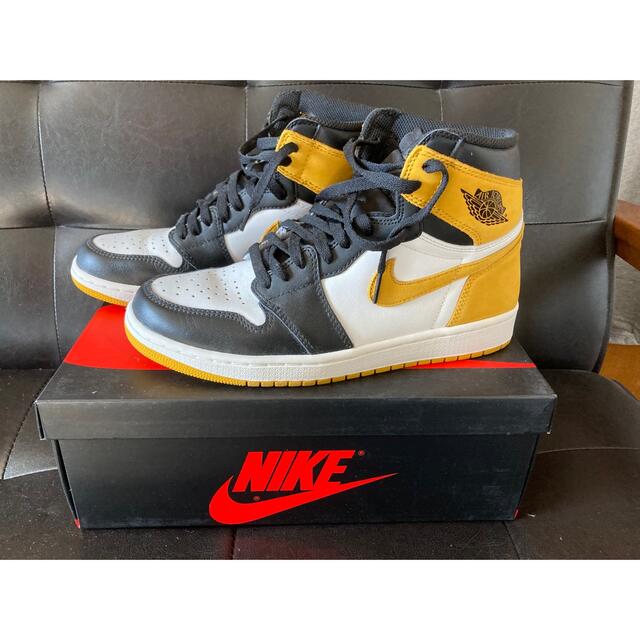 NIKE(ナイキ)のナイキ エアジョーダン1 AIR JORDAN 1 YELLOW OCHRE メンズの靴/シューズ(スニーカー)の商品写真