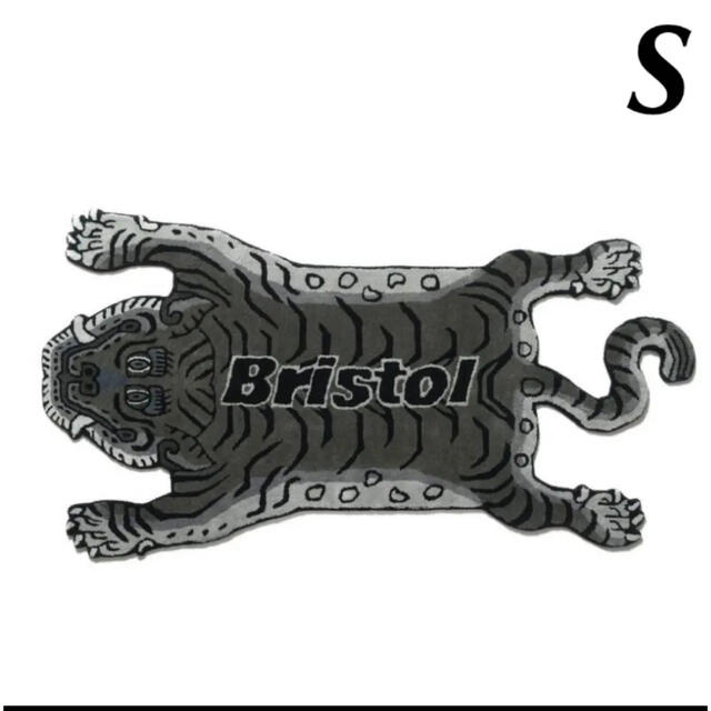 FCRB BRISTOL TIGER SMALL RUG MAT ブラック