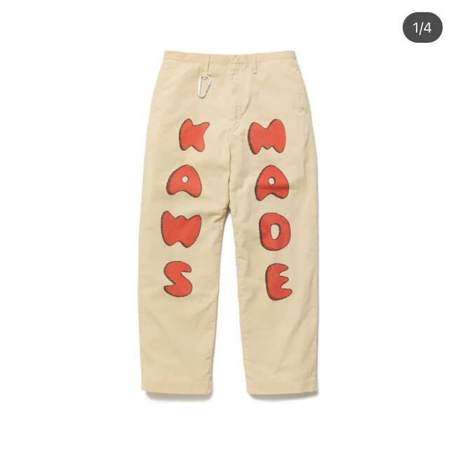 HUMAN MADE KAWS CORDUROY PRINT PANTS