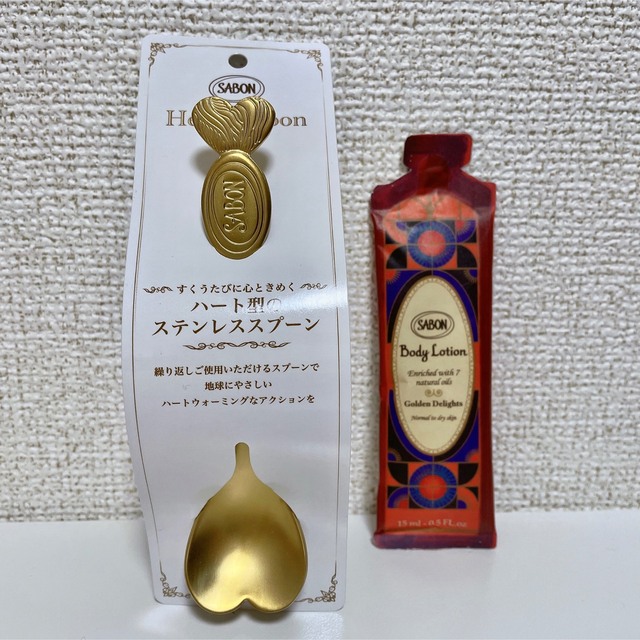 SABON(サボン)の【ハナハナ様専用】SABON ハンドクリーム ＋ ステンレススプーン コスメ/美容のボディケア(ハンドクリーム)の商品写真