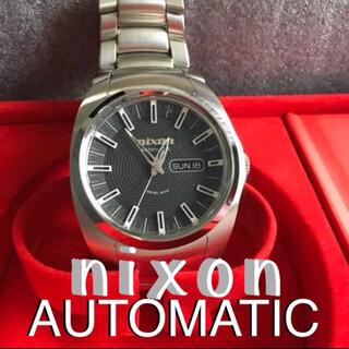 ニクソン(NIXON)のnixonニクソンUS限定スイスAutomaticブラック 腕時計 ウォッチ(腕時計(アナログ))