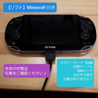 PlayStation Vita - 【送料無料】PSvita本体(PCH-1100) Minecraft