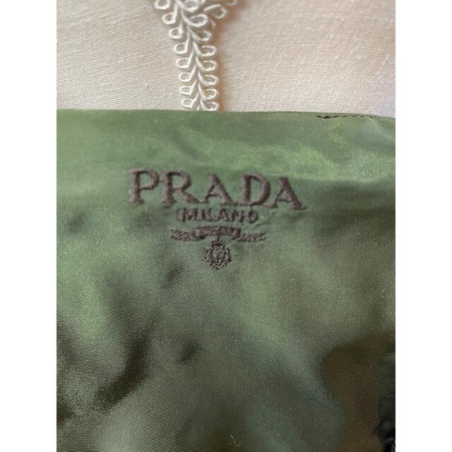 PRADA(プラダ)の美品 PRADA プラダ ショルダーバッグ ナイロン グリーン レディースのバッグ(ショルダーバッグ)の商品写真