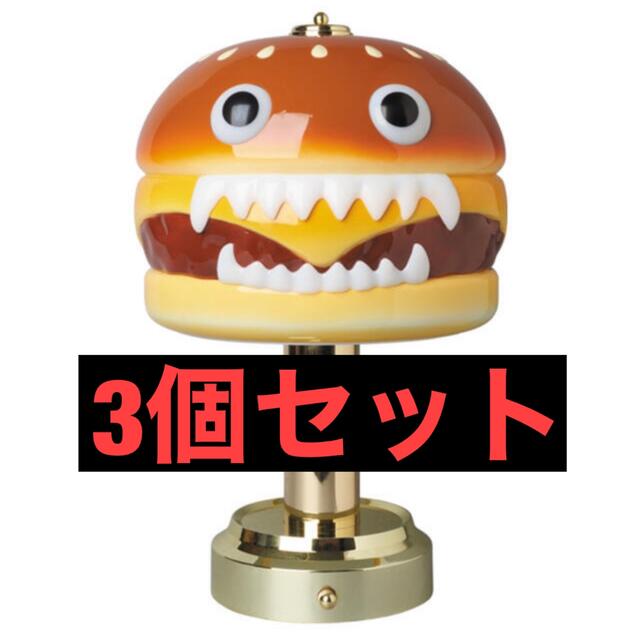 UNDERCOVER - UNDERCOVER×MEDICOM TOY HAMBURGER LAMP3個