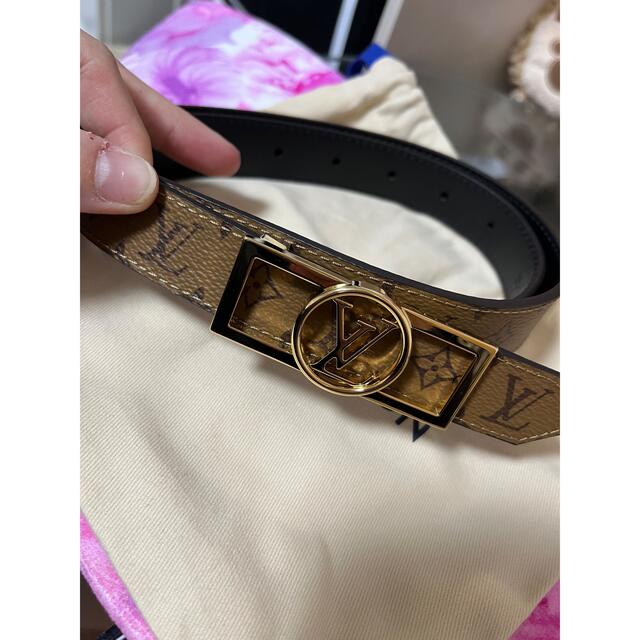 LOUIS VUITTON - サンチュール・ドーフィーヌ 25MM リバーシブル ルイ