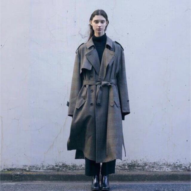 stein OVERSIZED OVERLAPED TRENCH COAT メンズのジャケット/アウター(トレンチコート)の商品写真