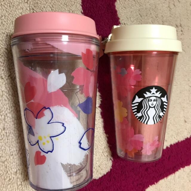 Starbucks Coffee(スターバックスコーヒー)のスターバックス桜タンブラー２本 インテリア/住まい/日用品のキッチン/食器(タンブラー)の商品写真