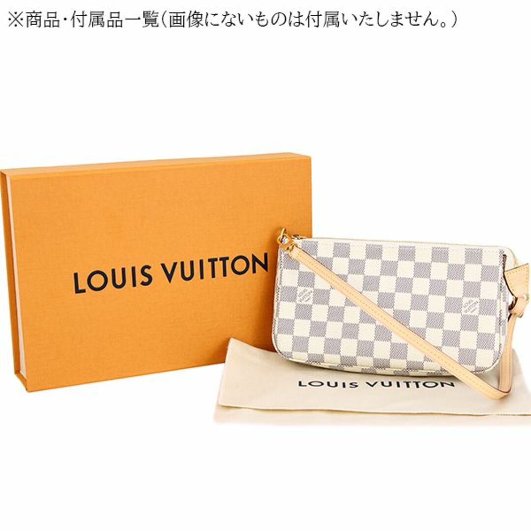 ルイヴィトン バッグ ポーチ ポシェット レディース 白 LV 新 156407