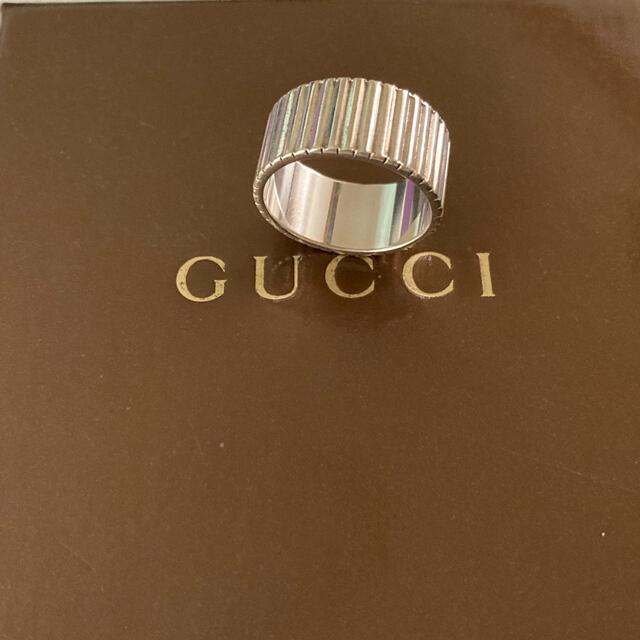 Gucci(グッチ)のGUCCI グッチ シルバーリンク  週末まで更にお値下げ レディースのアクセサリー(リング(指輪))の商品写真