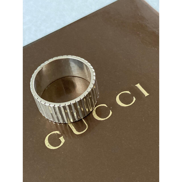 Gucci(グッチ)のGUCCI グッチ シルバーリンク  週末まで更にお値下げ レディースのアクセサリー(リング(指輪))の商品写真