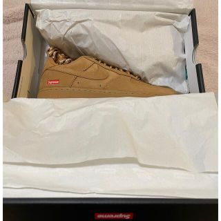 シュプリーム(Supreme)の新品未使用 Supreme Nike Air Force1 Wheat 26.5(スニーカー)