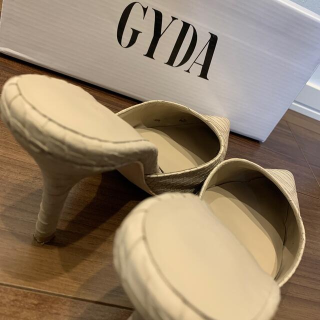 GYDA(ジェイダ)の【美品】GYDA マットクロコポインテッドミュール パンプス サンダル レディースの靴/シューズ(ミュール)の商品写真