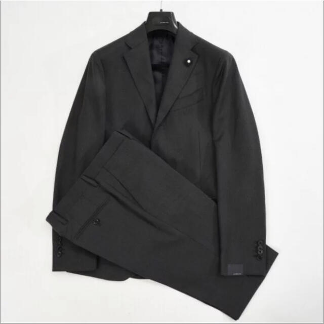 新品同様】LARDINI ラルディーニ グレースーツ 46 憧れの 49.0%割引