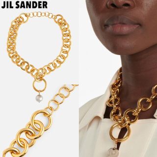 ジルサンダー(Jil Sander)の新品★ジルサンダー チャンキー チェーン ペンダント ネックレス(ネックレス)