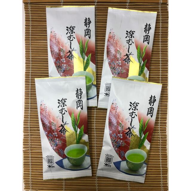 深蒸し茶　静岡茶　100g 4本 食品/飲料/酒の飲料(茶)の商品写真