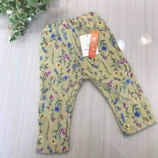 ブランシェス(Branshes)の新品ブランシェス　裏起毛花柄パンツ(パンツ)