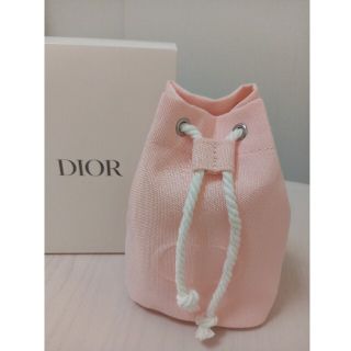 クリスチャンディオール(Christian Dior)のディオール　巾着ポーチ　ノベルティ　カプチュールトータル(ポーチ)