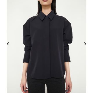 マウジー(moussy)の美品　RIM.ARK Hard cuff square SH ネイビー(シャツ/ブラウス(長袖/七分))