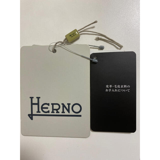 HERNO(ヘルノ)のヘルノ　ダウンコート 42 タグあり レディースのジャケット/アウター(ダウンコート)の商品写真