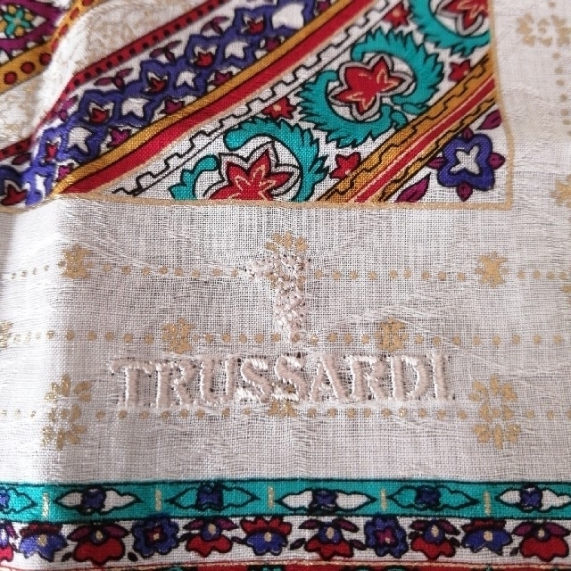 Trussardi(トラサルディ)のトラサルディ ハンカチ 白 レディースのファッション小物(ハンカチ)の商品写真