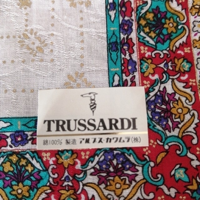 Trussardi(トラサルディ)のトラサルディ ハンカチ 白 レディースのファッション小物(ハンカチ)の商品写真