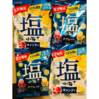 🌈息スッキリ4袋セット🌈小梅タブレット ＆ 小梅キャンディ(菓子/デザート)