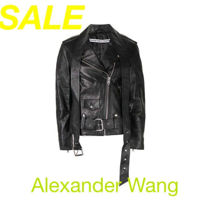 誕生日プレゼント Wang Alexander - Wangレザーライダースジャケット S