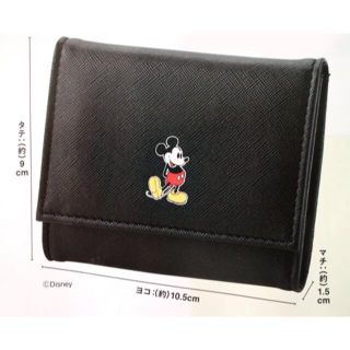 フリークスストア(FREAK'S STORE)の【FREAK'S STORE】ミッキー レザー調 三つ折り 財布(財布)